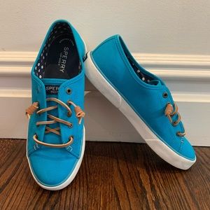 Sperry Top Sider Women’s Crest Vibe Sneaker Aqua / Sky Blue Size 7.5 M